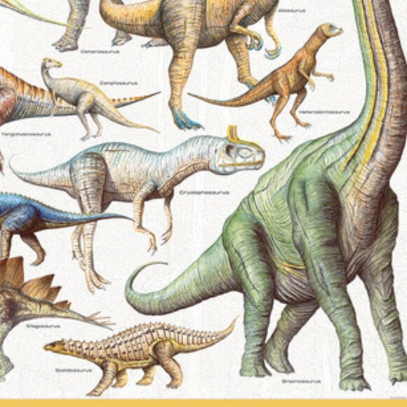 New sealed Eurographics 1000pcs Adult Puzzle - Dinosaurs Jurassic - Picture 9 of 15